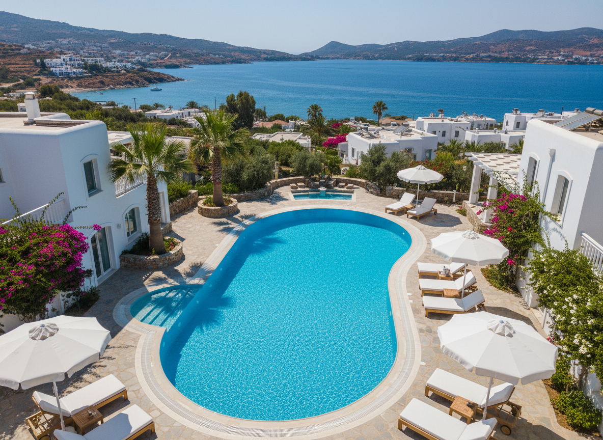 Bodrum'da havuz bakım kontrol listesi, berrak mavi yüzme havuzu